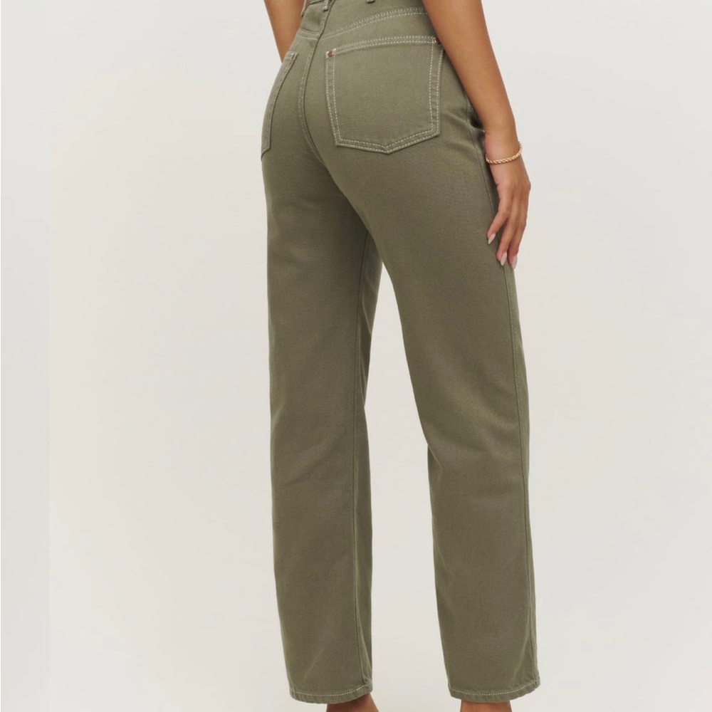 Reformation Cowboy High Rise Straight Jeans in Kalamata